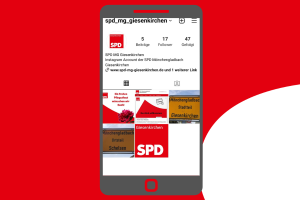 Instagram Seite des SPD OV Giesenkirchen